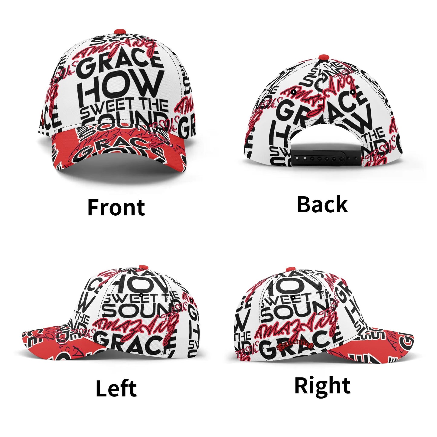 AMAZING GRACE- All-over Print Baseball Cap