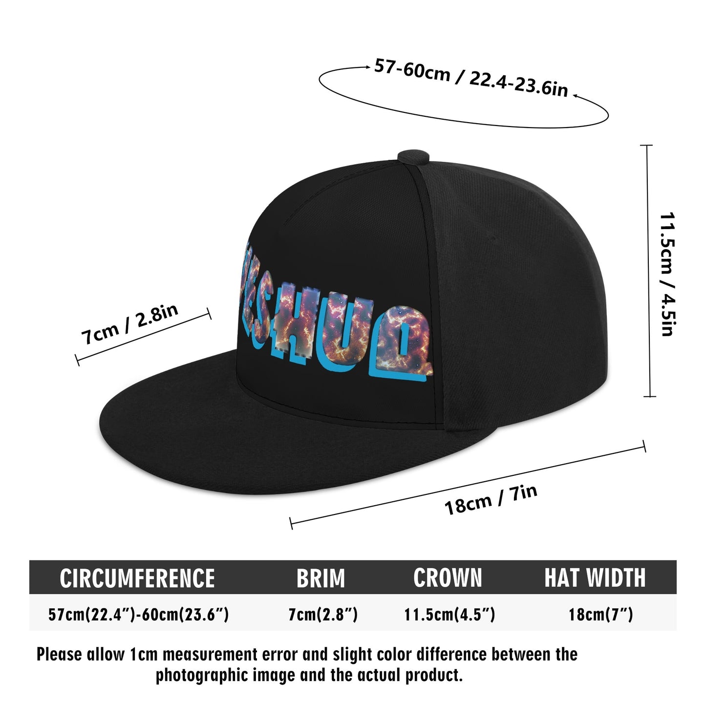 YESHUA- DIGITAL PRINT BASEBALL CAP