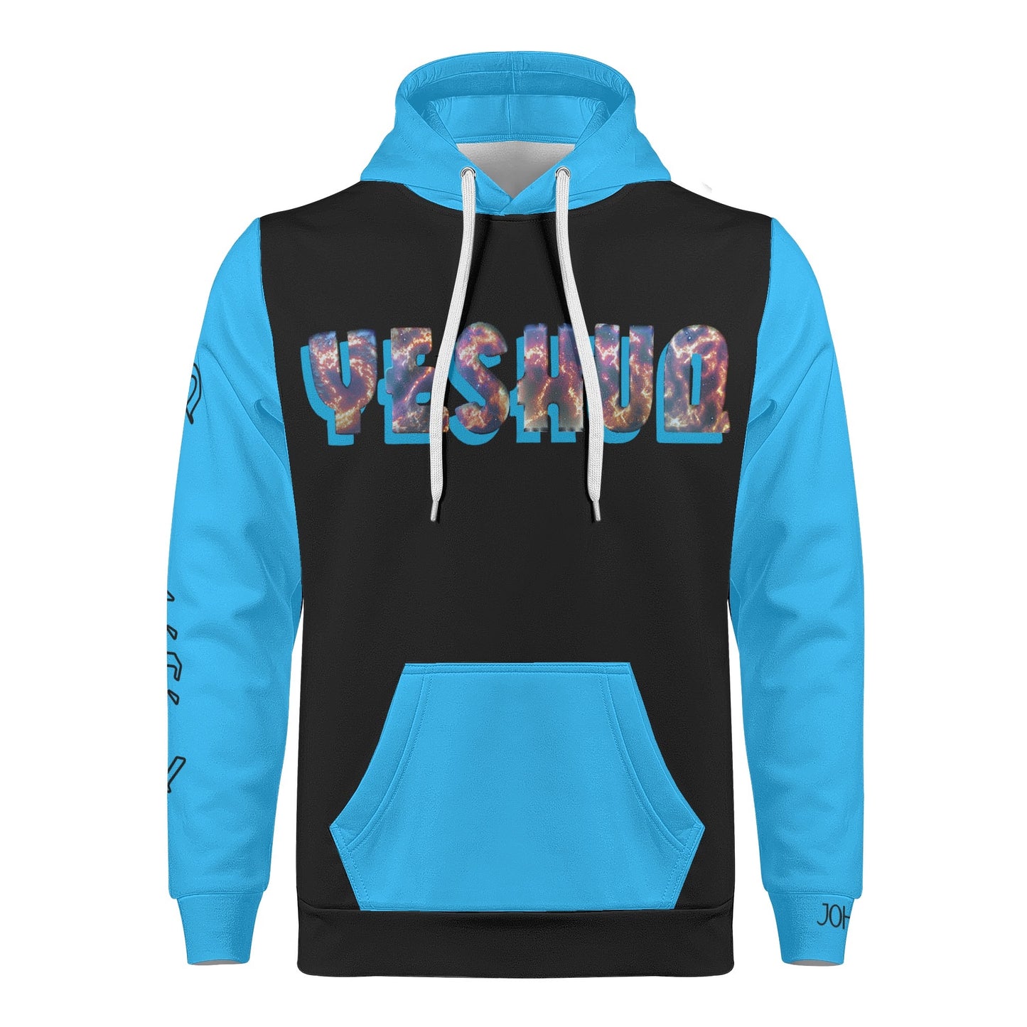 YESHUA- Mens All Over Print Warm Velvets Pair Of Hoodie