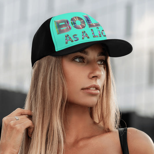 BOLD AS A LION- Front Printing Baseball Cap, FREE SHIPPING