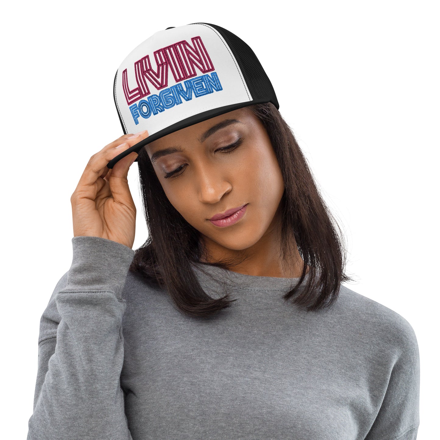 LIVIN FORGIVEN- Trucker Cap