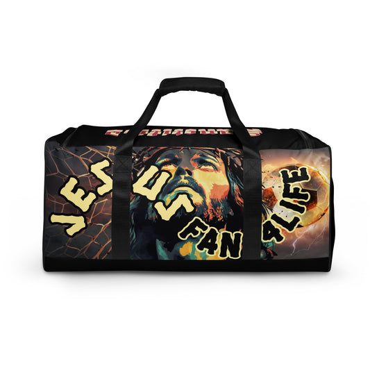 Jesus Fan 4Life- Soccer Duffle bag