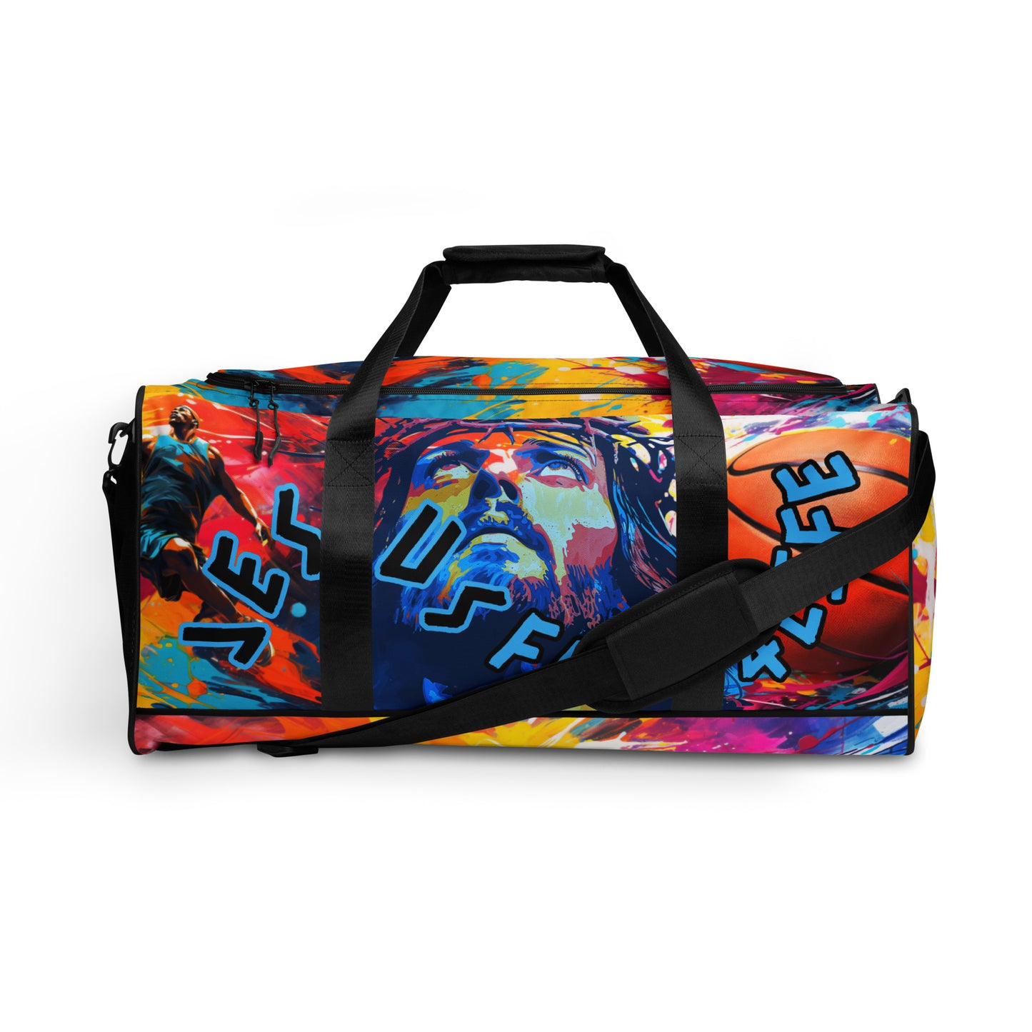 Jesus Fan 4Life- Basketball Duffle bag