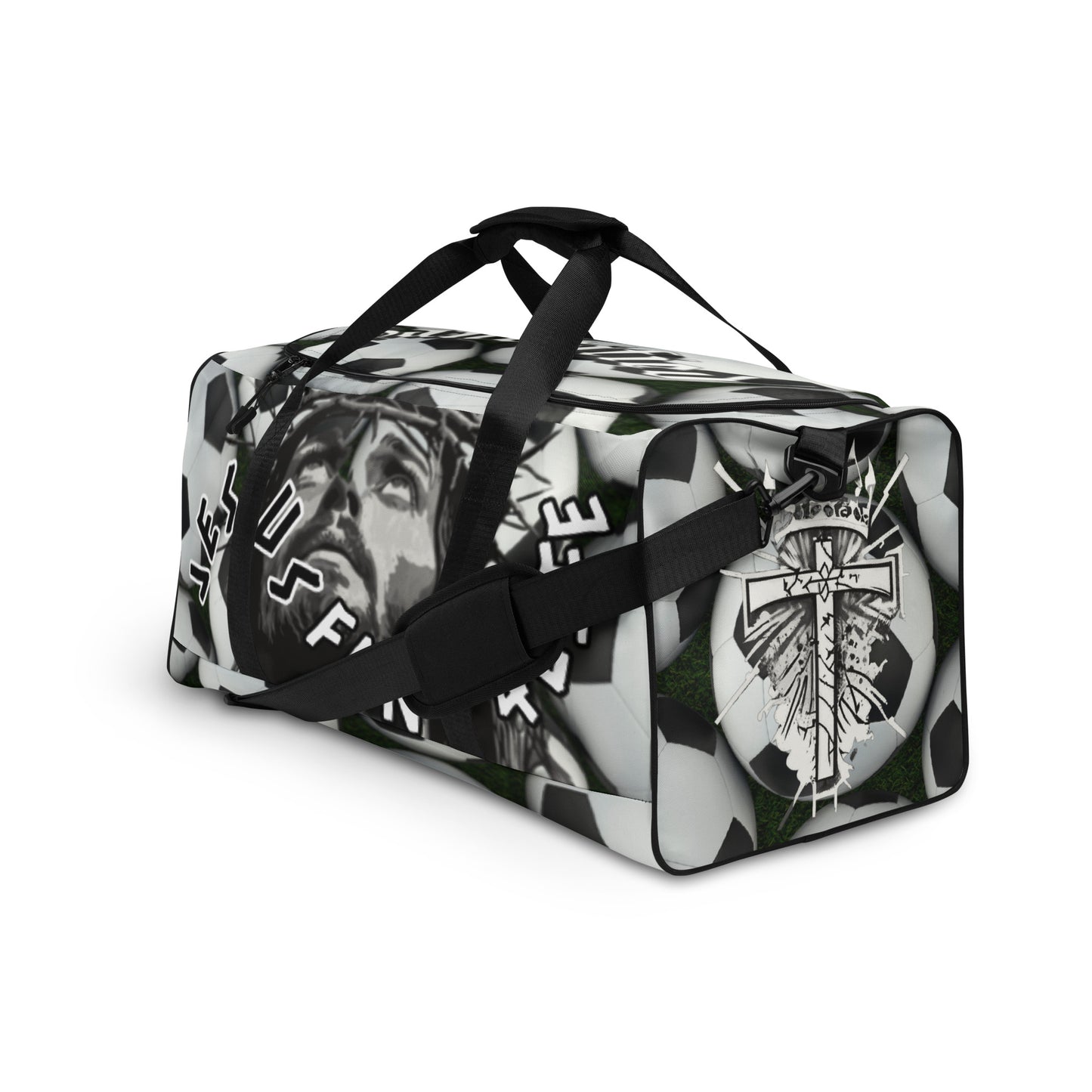 Jesus Fan 4Life- Soccer Duffle bag