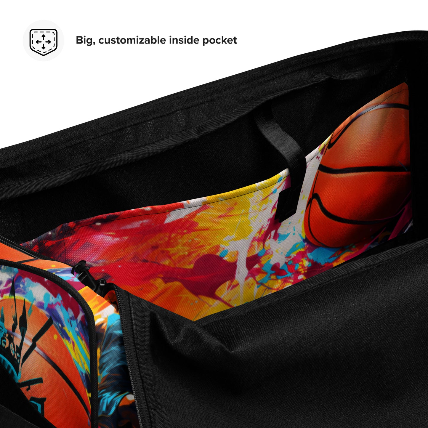 Jesus Fan 4Life- Basketball Duffle bag