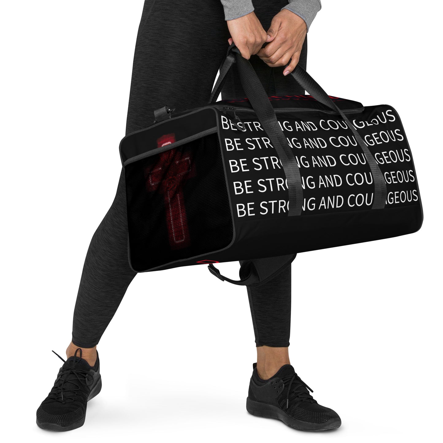 Be Strong and Courageous- Duffle bag