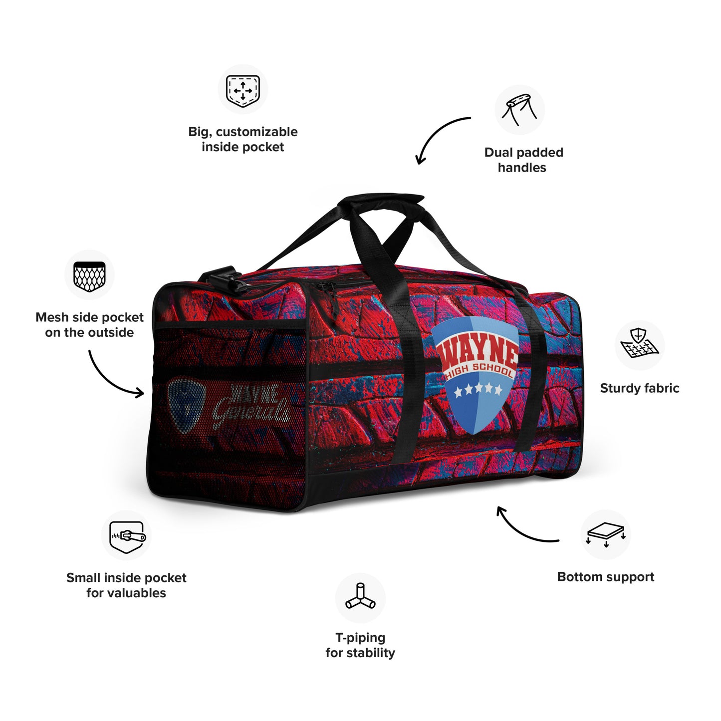 Wayne H.S. Duffle bag