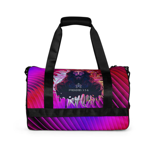 Trust in the Lord- All-over print gym bag