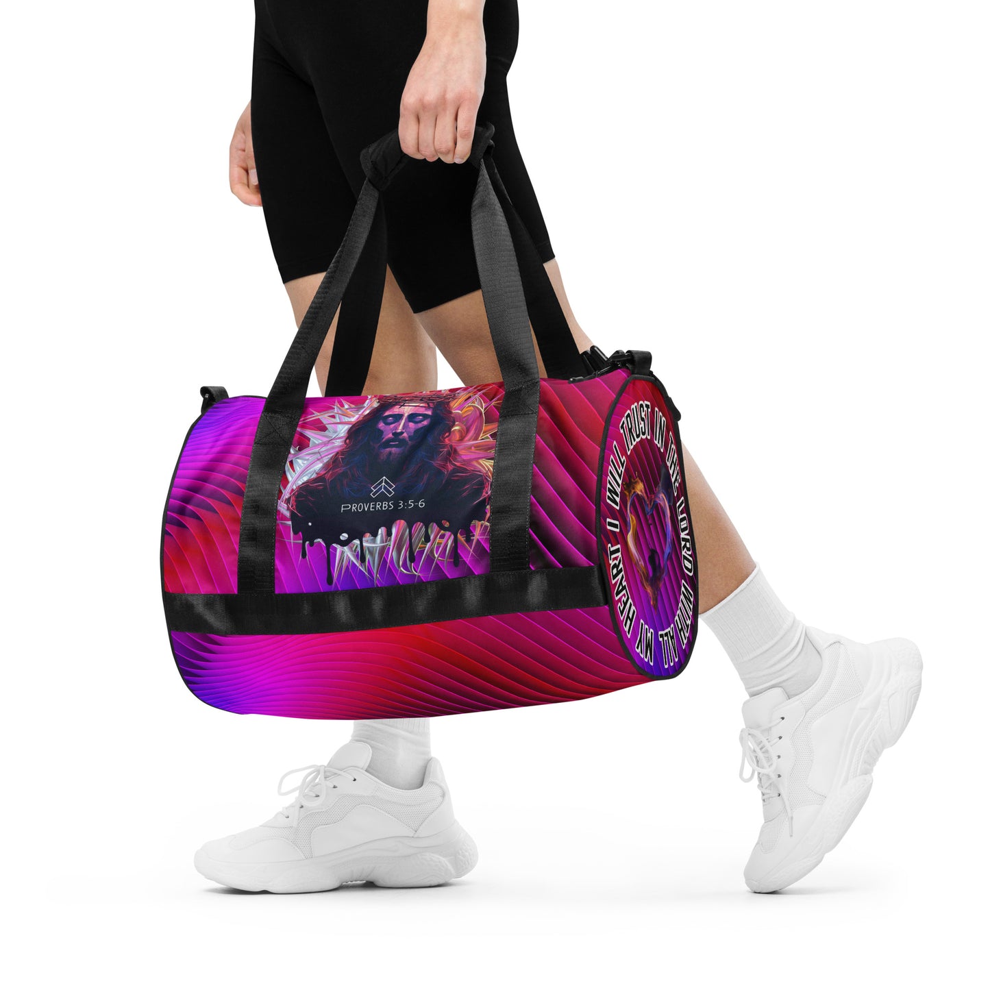 Trust in the Lord- All-over print gym bag