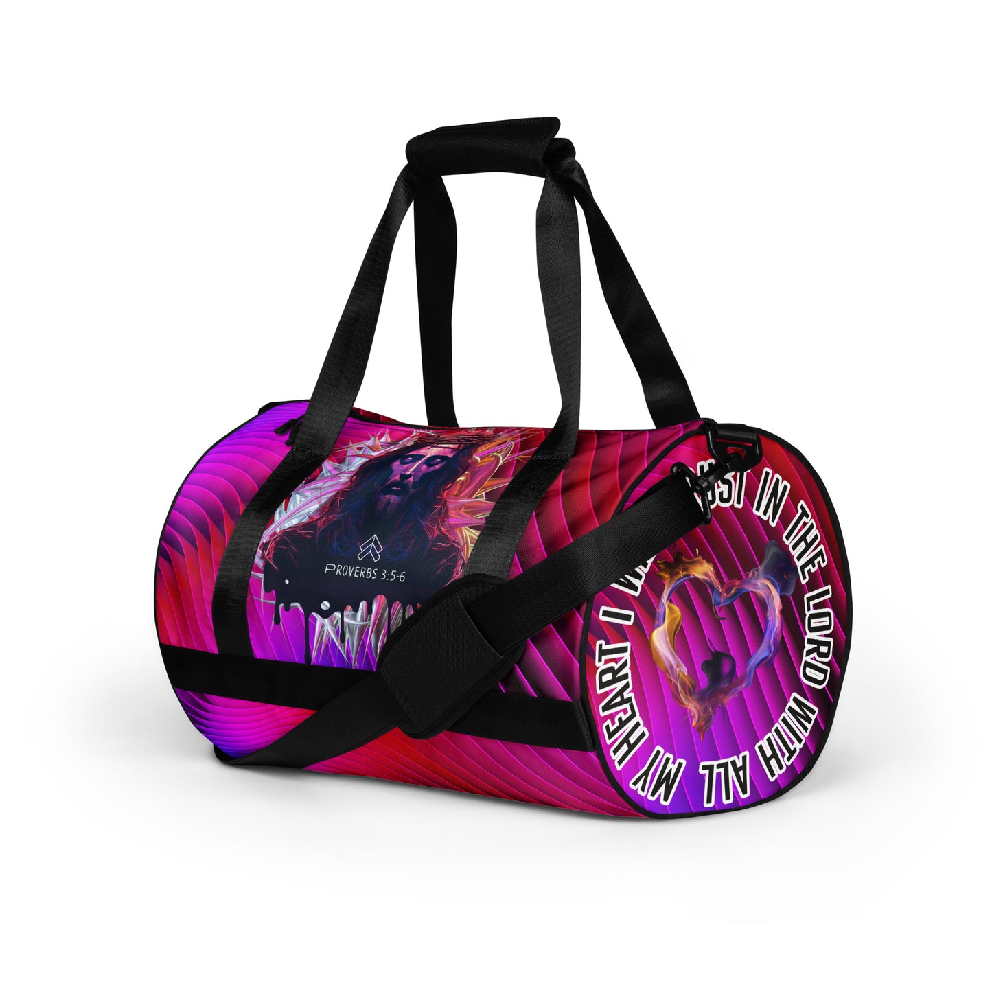 Trust in the Lord- All-over print gym bag