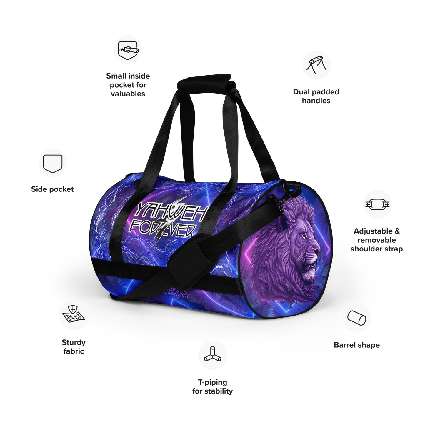 Yahweh Forever- small gym bag