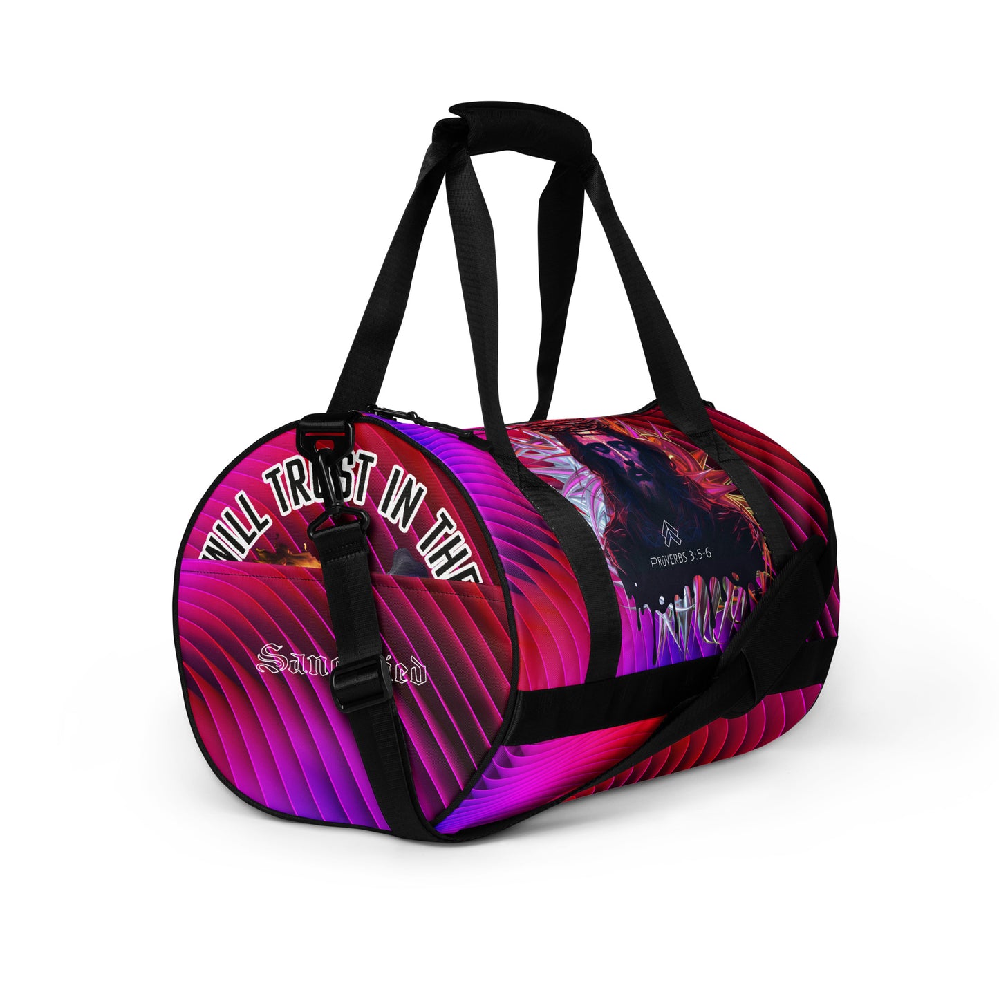 Trust in the Lord- All-over print gym bag