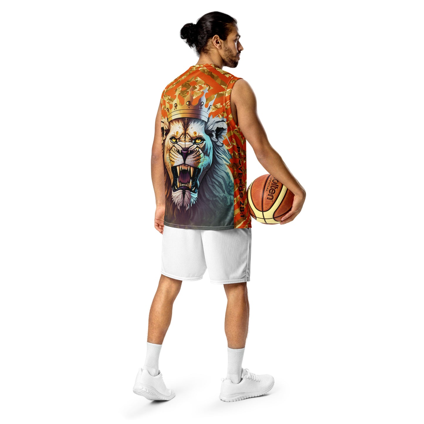 Recycled unisex basketball jersey