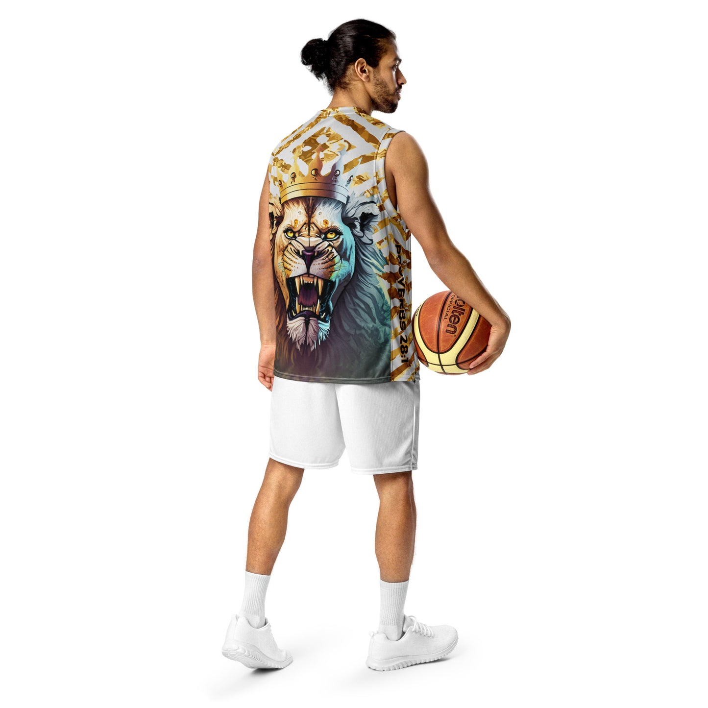 Recycled unisex basketball jersey