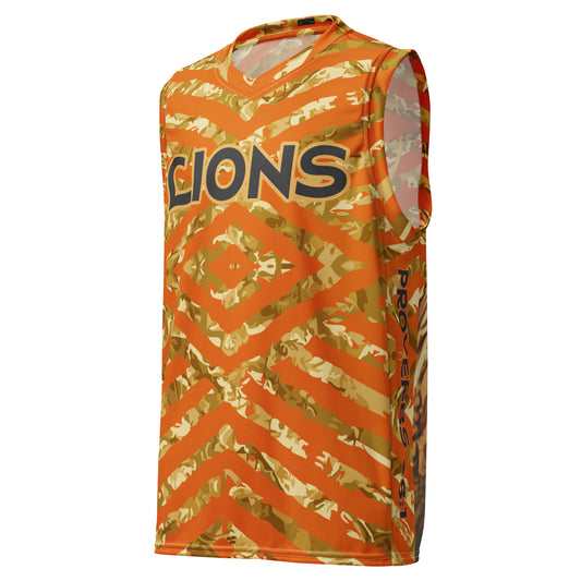 Recycled unisex basketball jersey