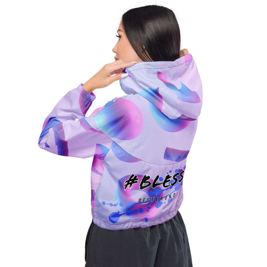 #Blessed- Women’s cropped windbreaker