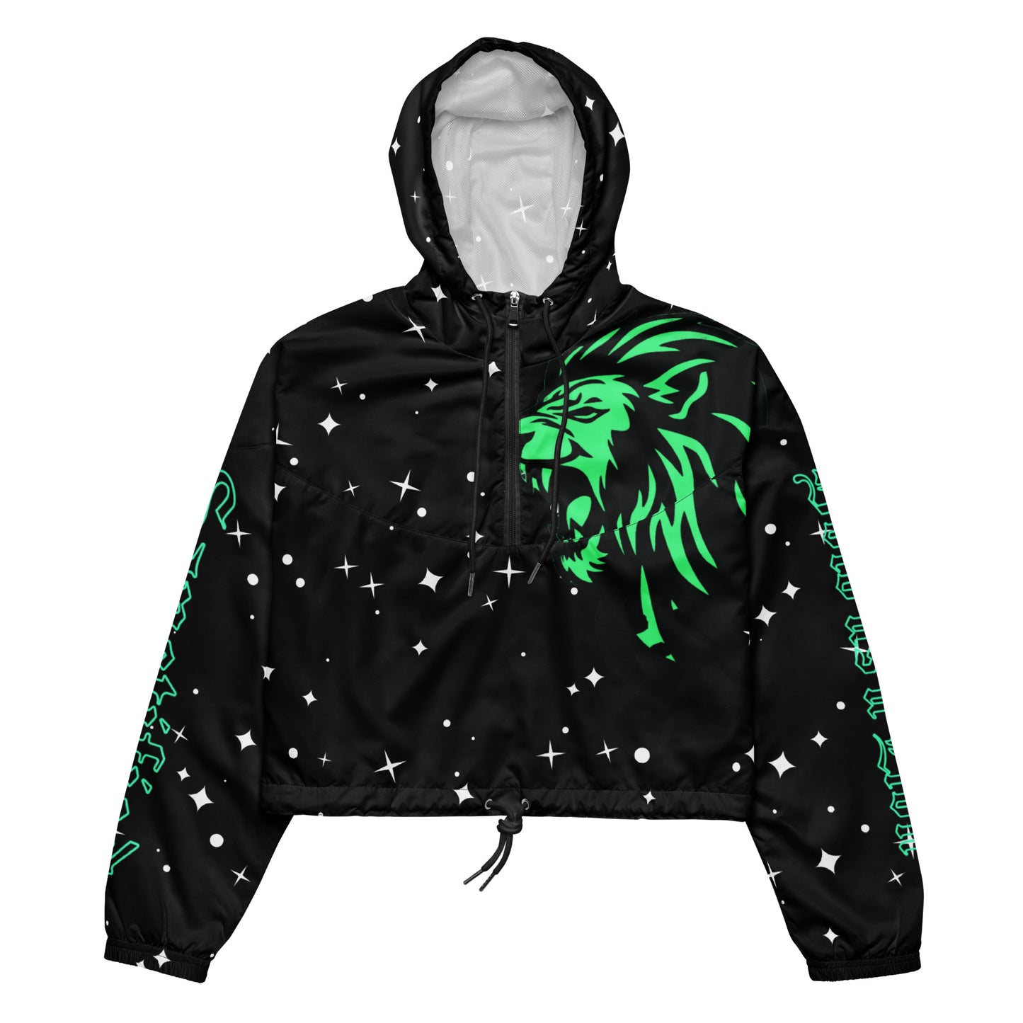 Starry Night- Women’s cropped windbreaker