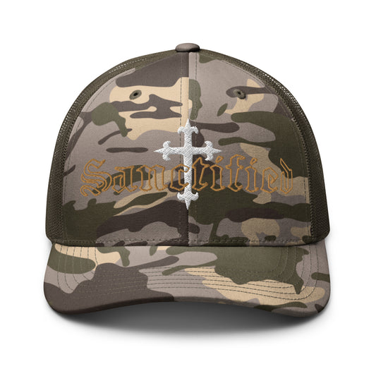 Sanctified- Camouflage trucker hat