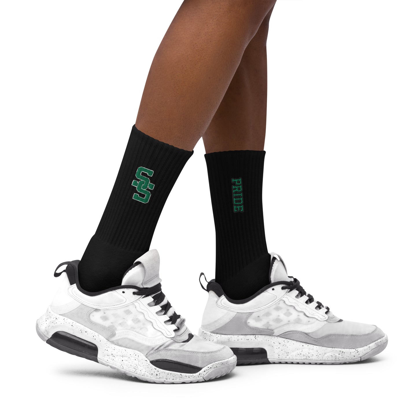 South Side H.S. Embroidered socks