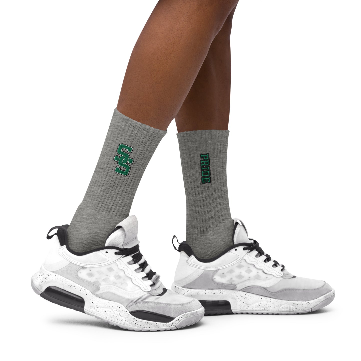 South Side H.S. Embroidered socks