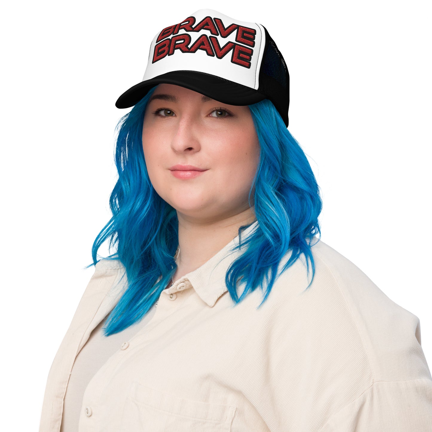 BRAVE BRAVE- Foam trucker hat