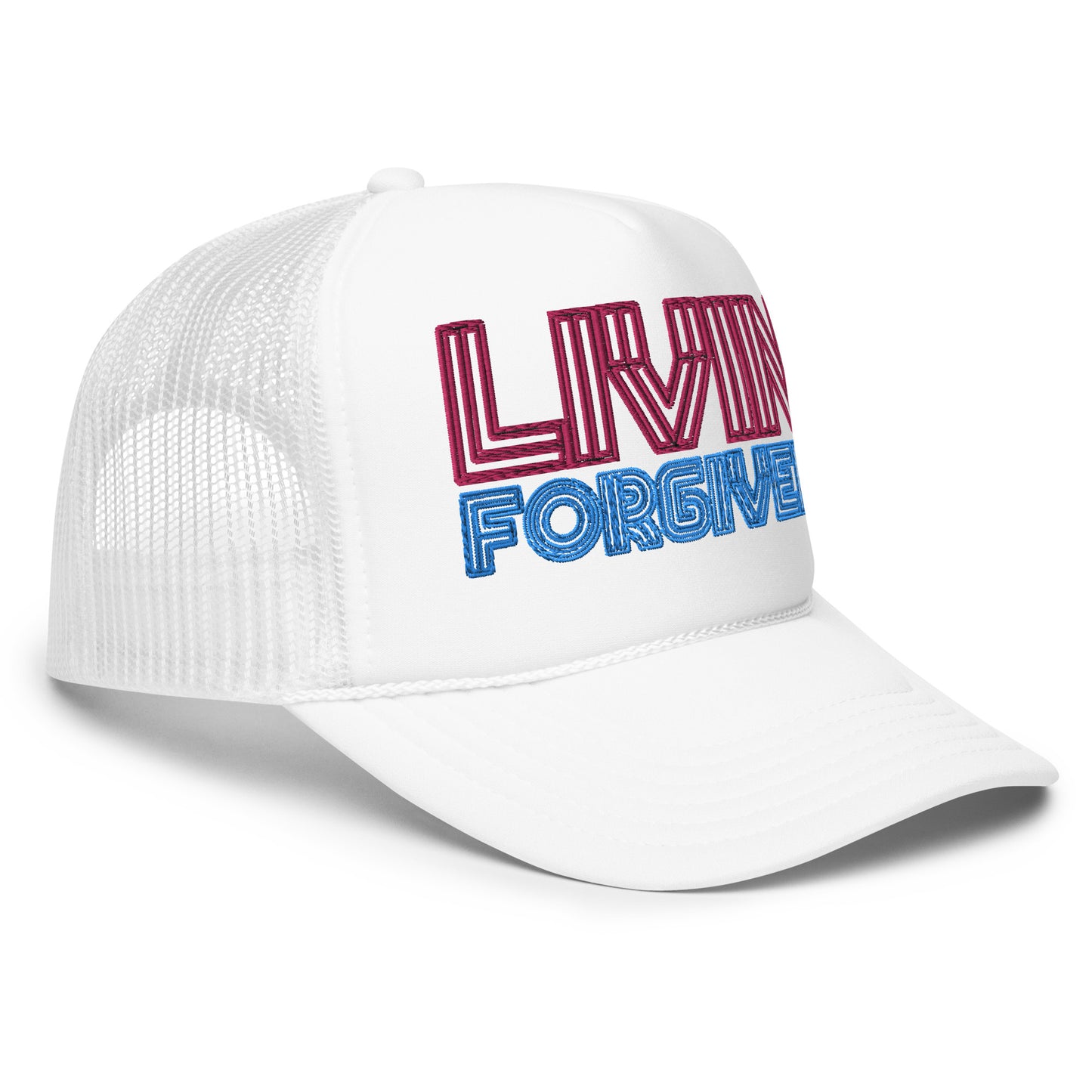 LIVIN FORGIVEN- Foam trucker hat