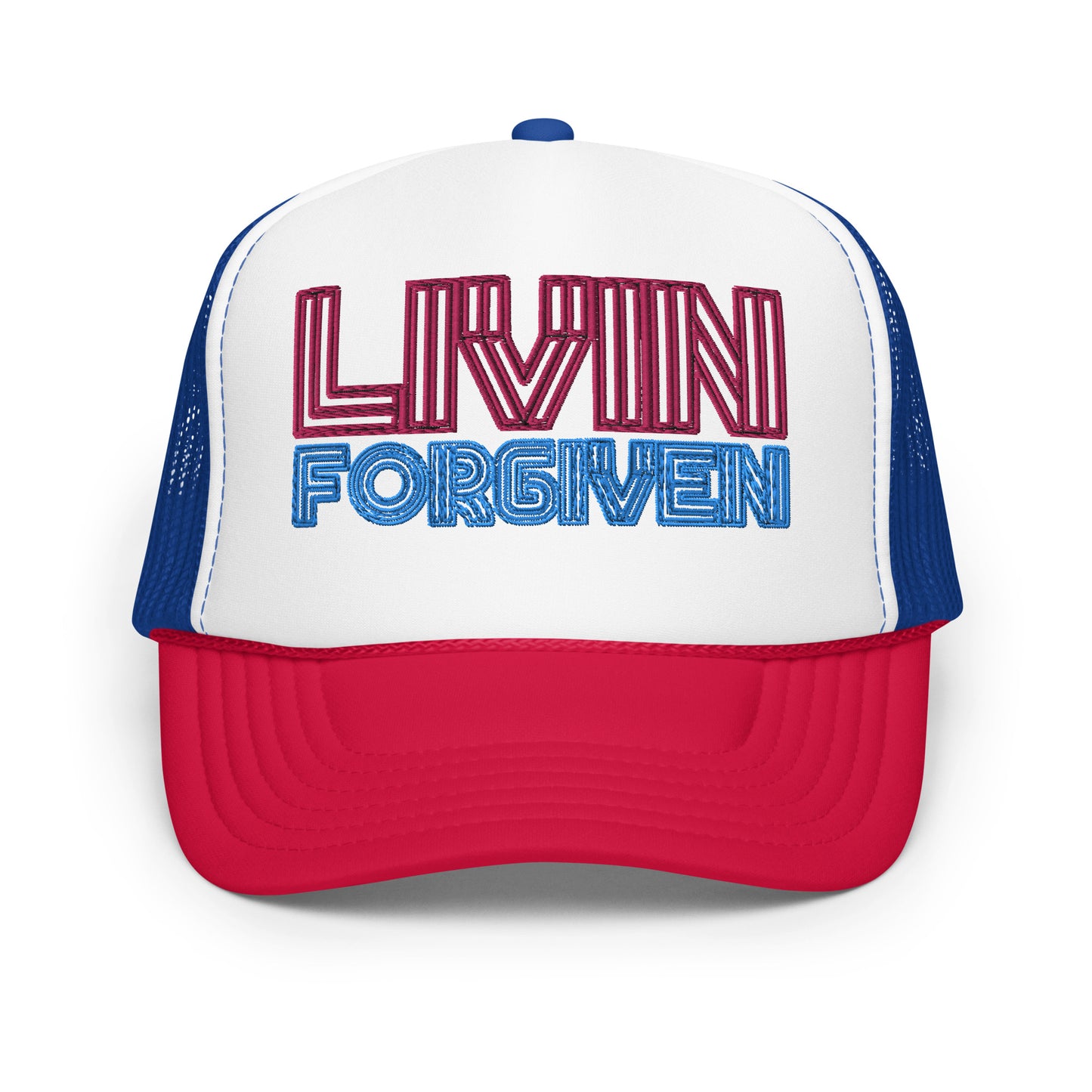 LIVIN FORGIVEN- Foam trucker hat