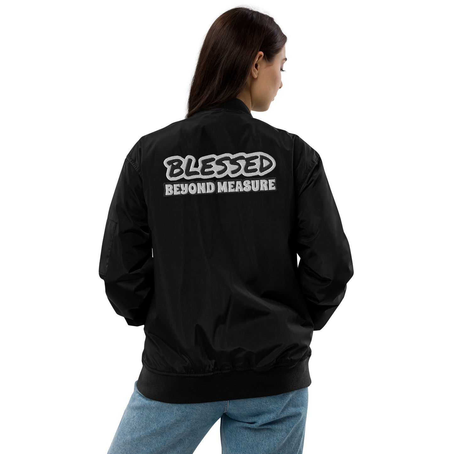 Blessed Beyond Measure - Premium recycled bomber jacket