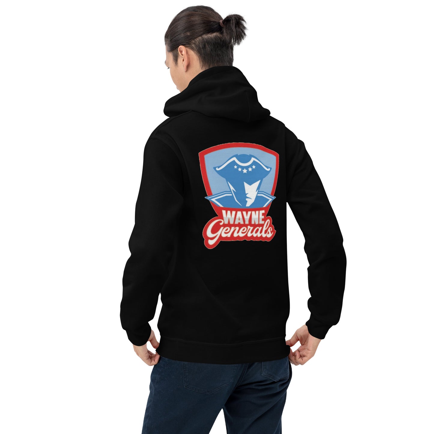 Wayne H.S. Embroidered Front Unisex Hoodie