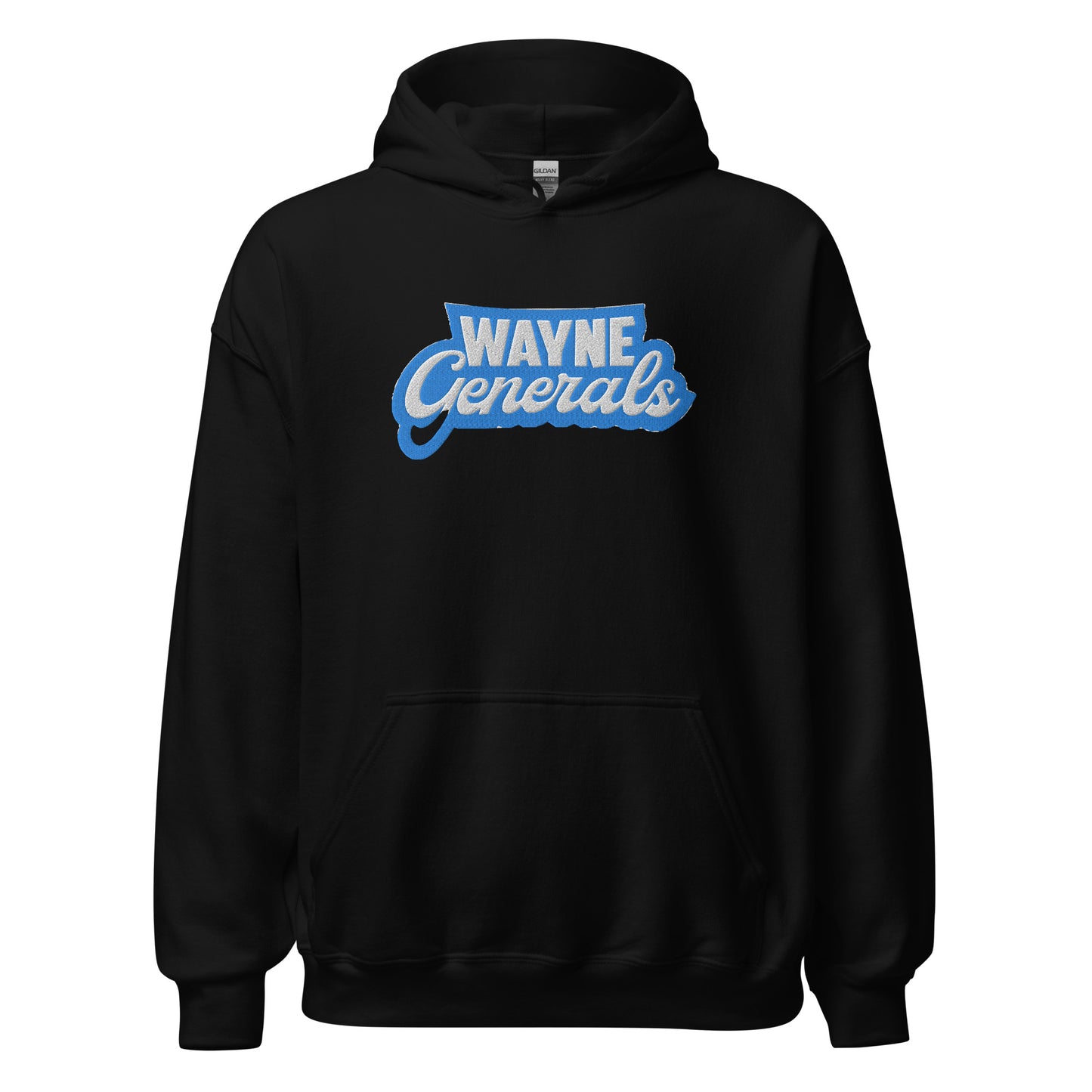 Wayne H.S. Embroidered Front Unisex Hoodie