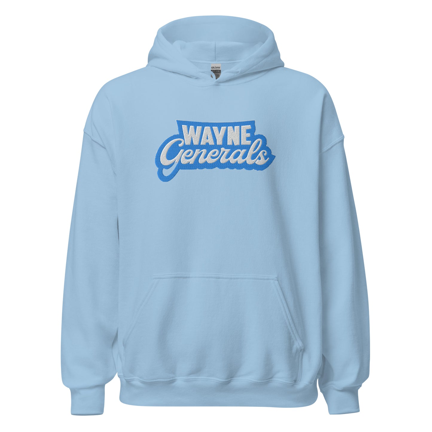 Wayne H.S. Embroidered Front Unisex Hoodie