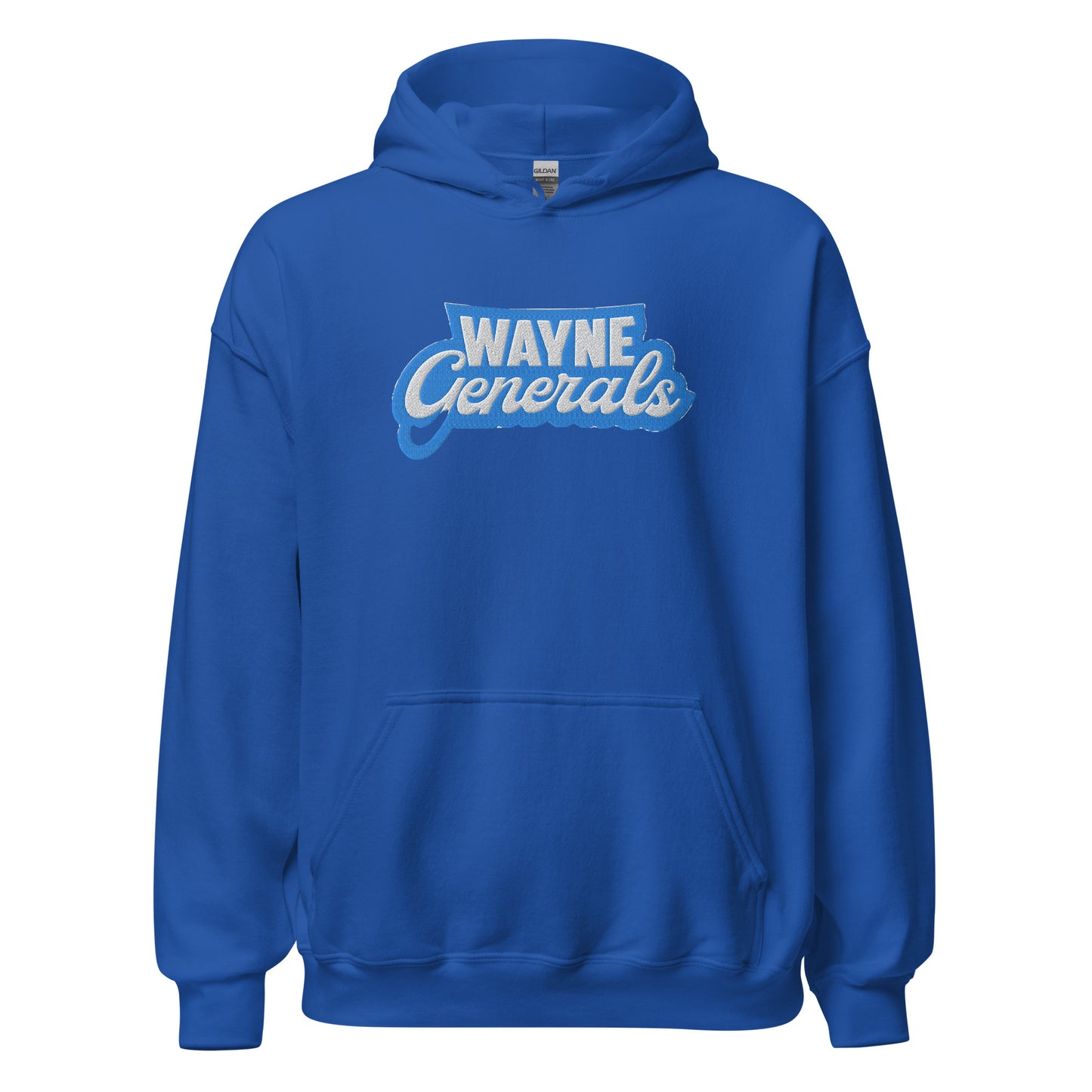 Wayne H.S. Embroidered Front Unisex Hoodie