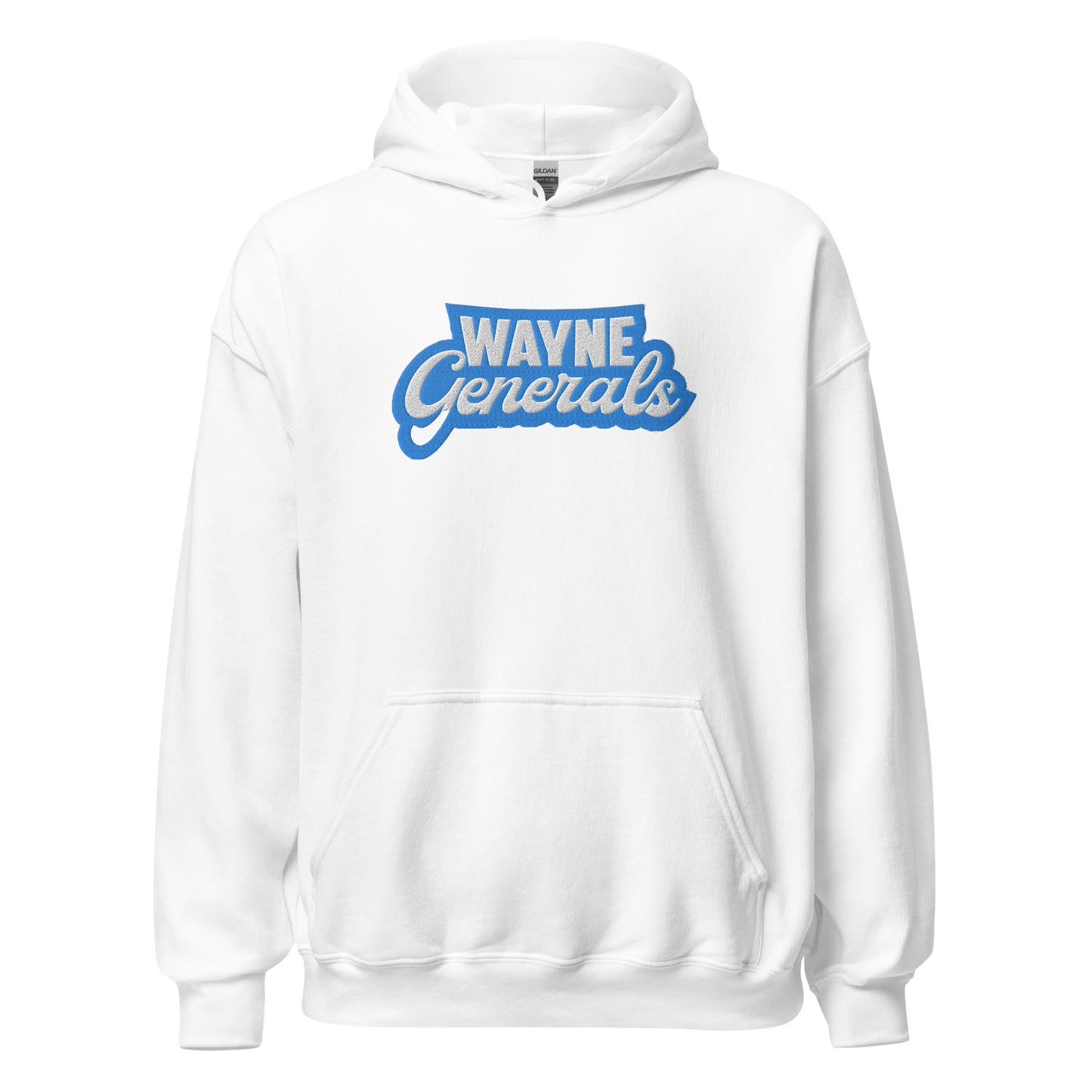 Wayne H.S. Embroidered Front Unisex Hoodie