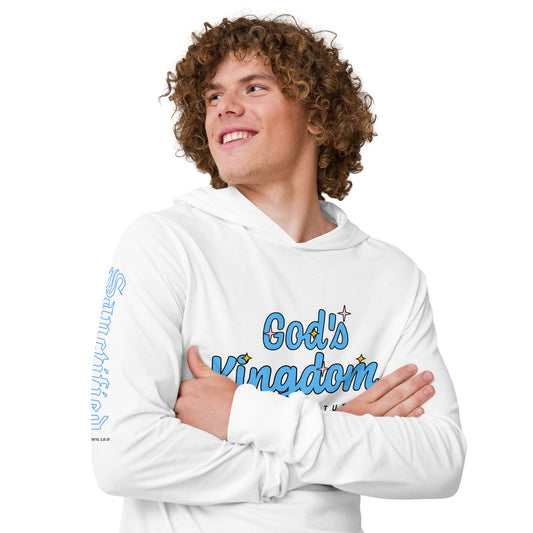 GOD'S KINGDOM OVER CULTURE- Hooded long-sleeve tee