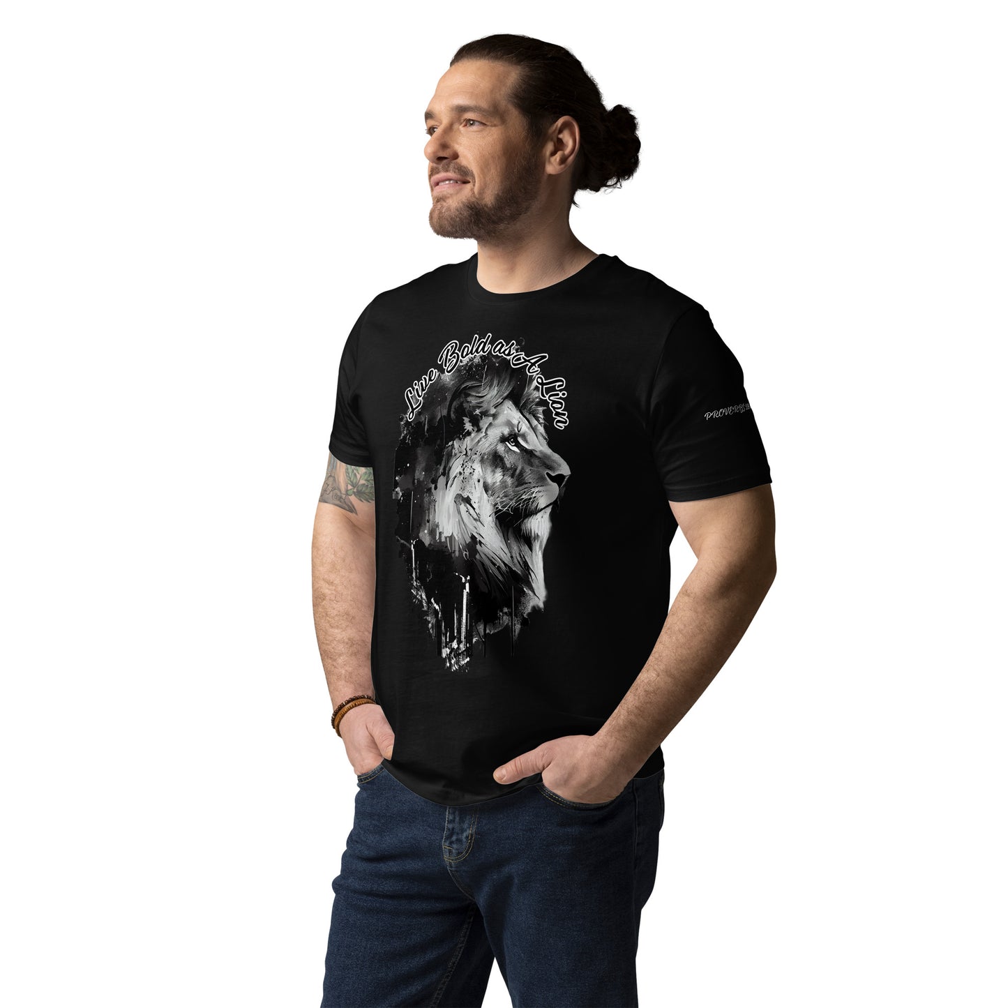 LIVE BOLD AS A LION- Unisex organic cotton t-shirt