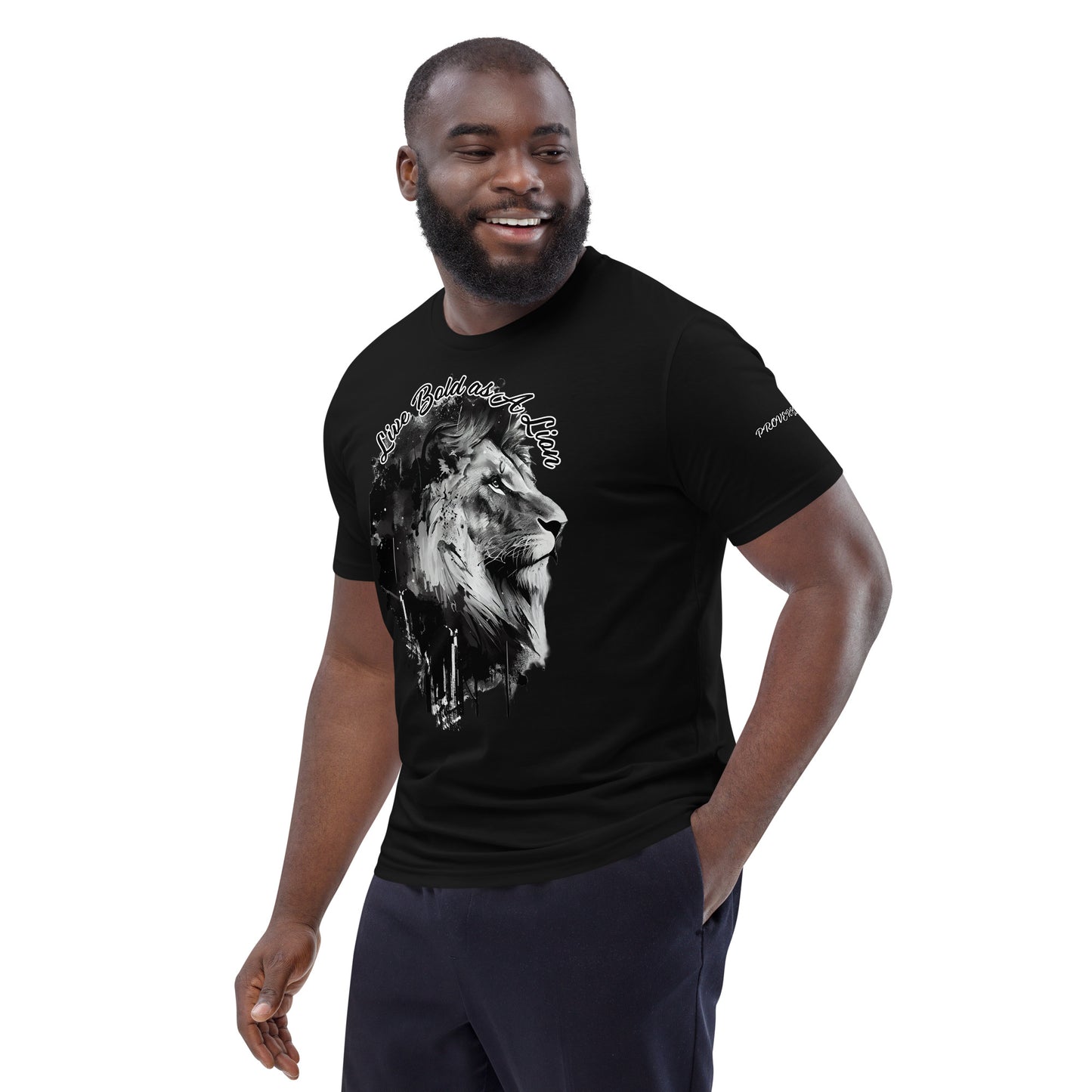 LIVE BOLD AS A LION- Unisex organic cotton t-shirt