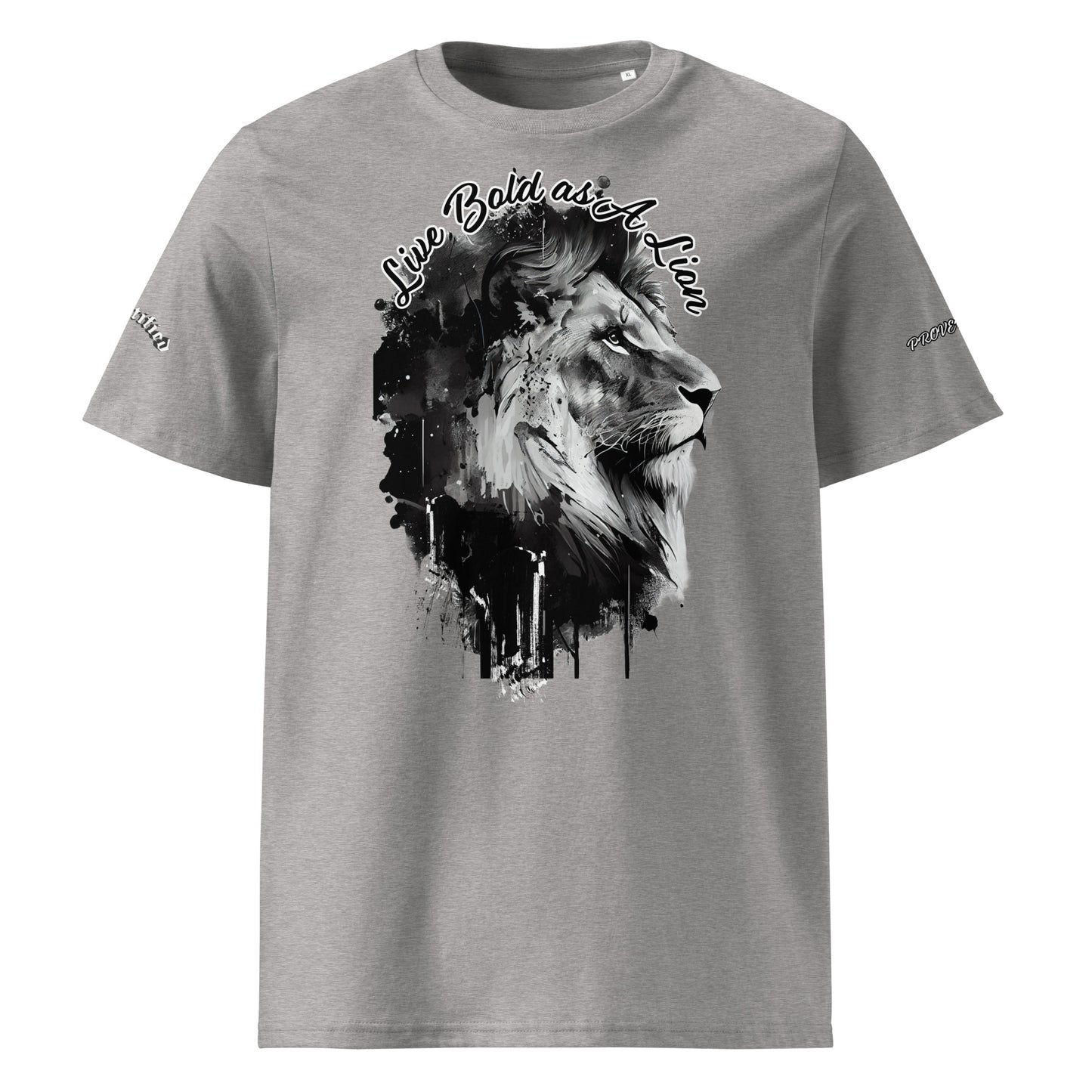 LIVE BOLD AS A LION- Unisex organic cotton t-shirt