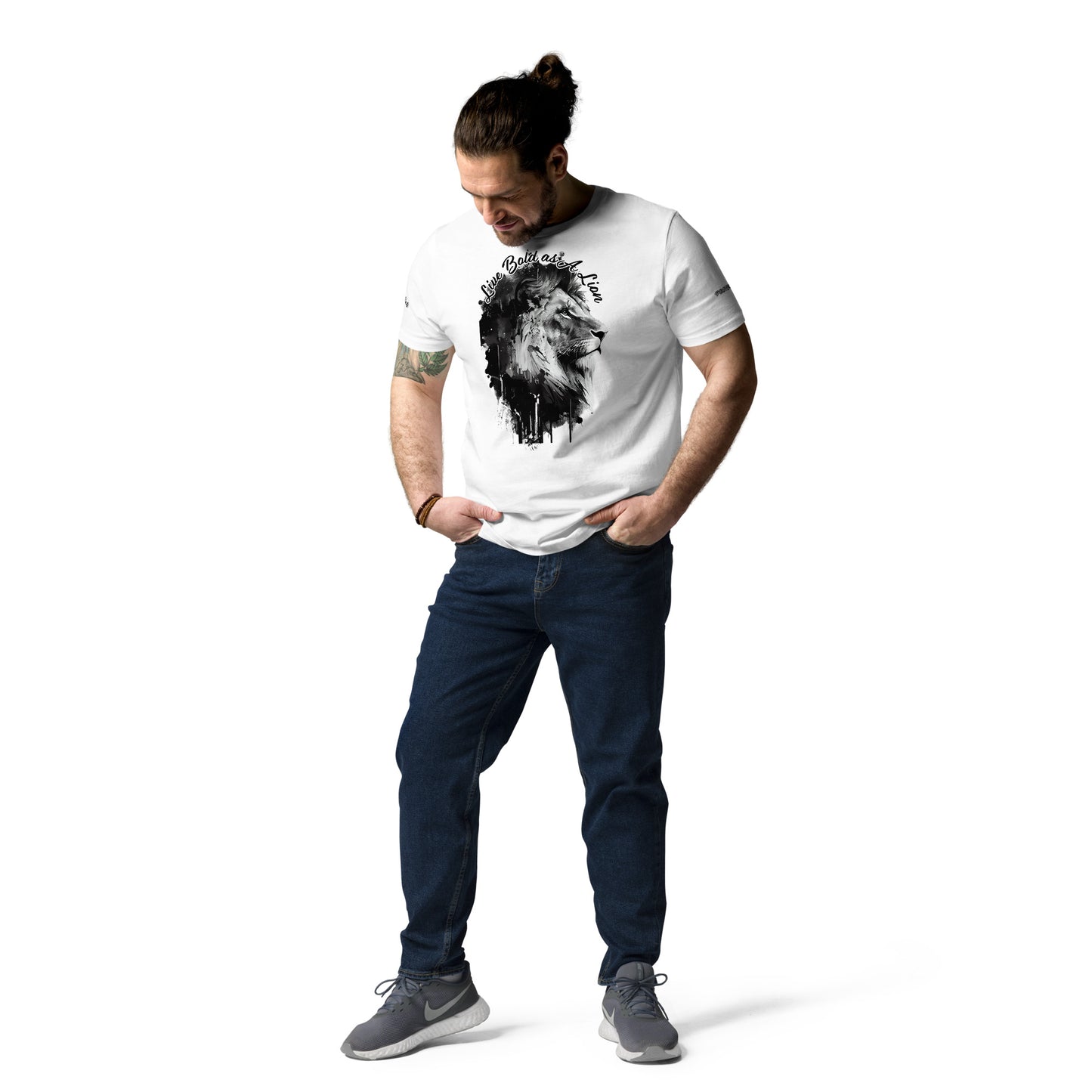 LIVE BOLD AS A LION- Unisex organic cotton t-shirt