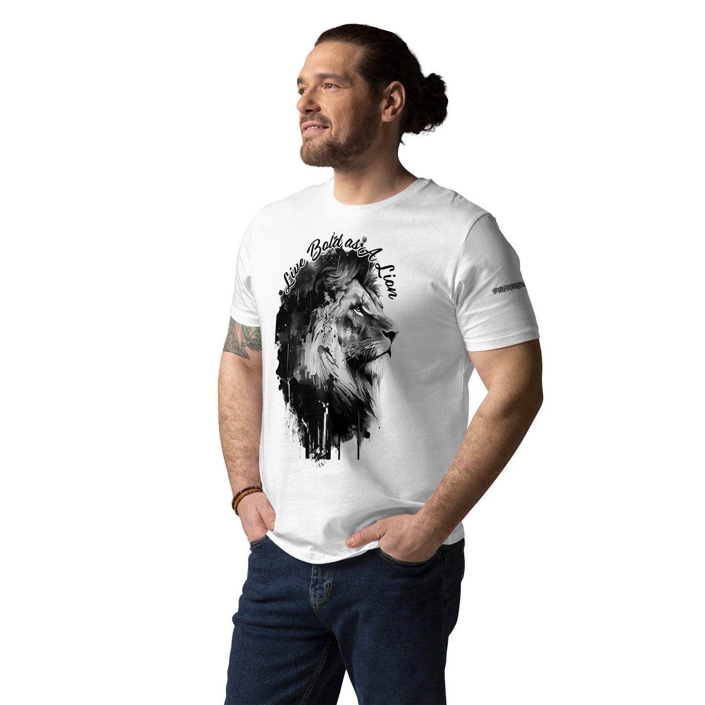 LIVE BOLD AS A LION- Unisex organic cotton t-shirt