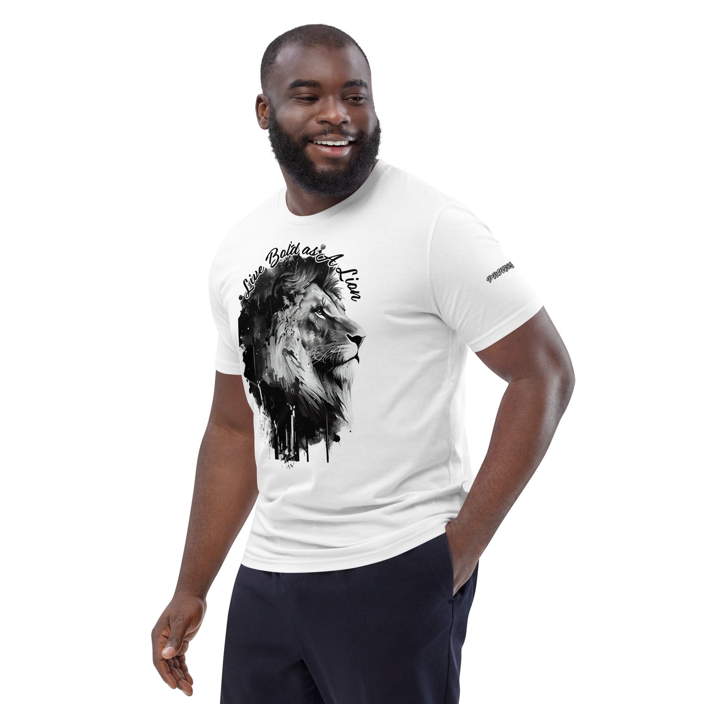 LIVE BOLD AS A LION- Unisex organic cotton t-shirt