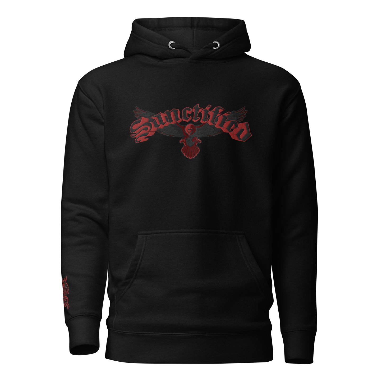 SANCTIFIED SIGNATURE- EMBROIDERED FRONT Unisex Hoodie