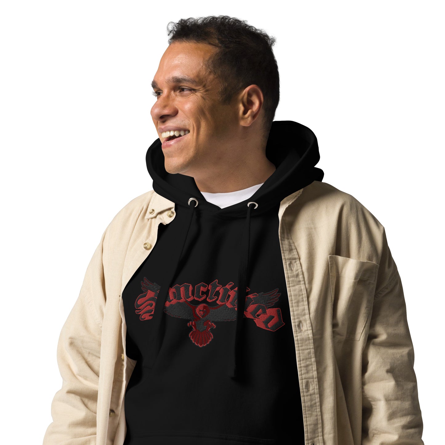 SANCTIFIED SIGNATURE- EMBROIDERED FRONT Unisex Hoodie