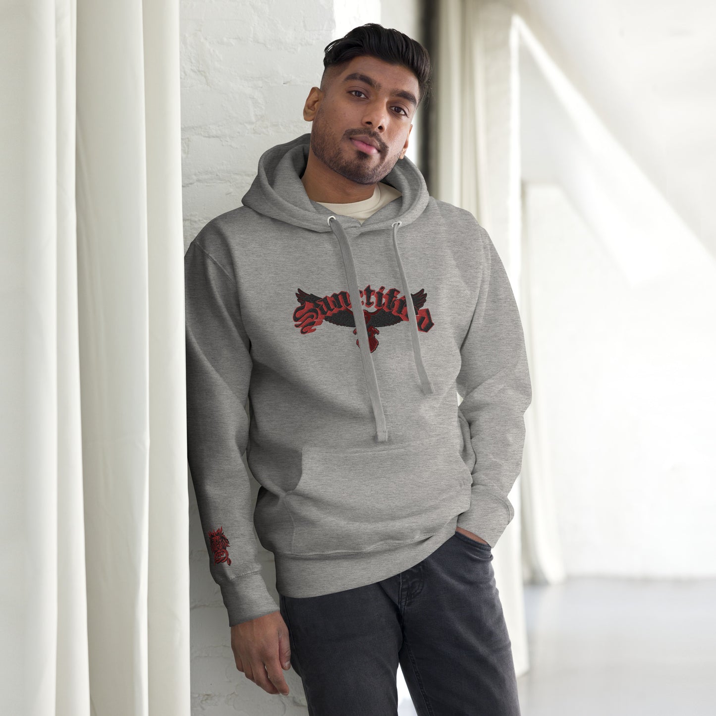 SANCTIFIED SIGNATURE- EMBROIDERED FRONT Unisex Hoodie