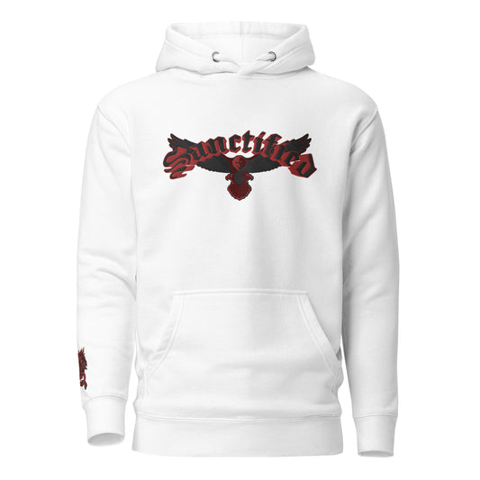 SANCTIFIED SIGNATURE- EMBROIDERED FRONT Unisex Hoodie