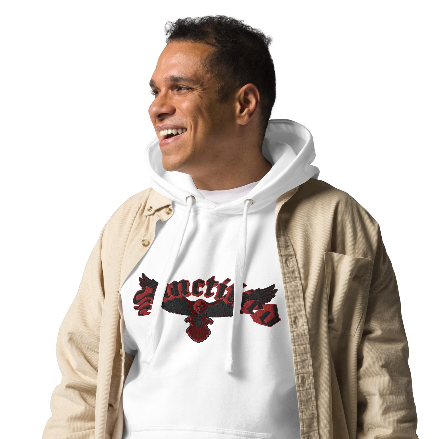 SANCTIFIED SIGNATURE- EMBROIDERED FRONT Unisex Hoodie