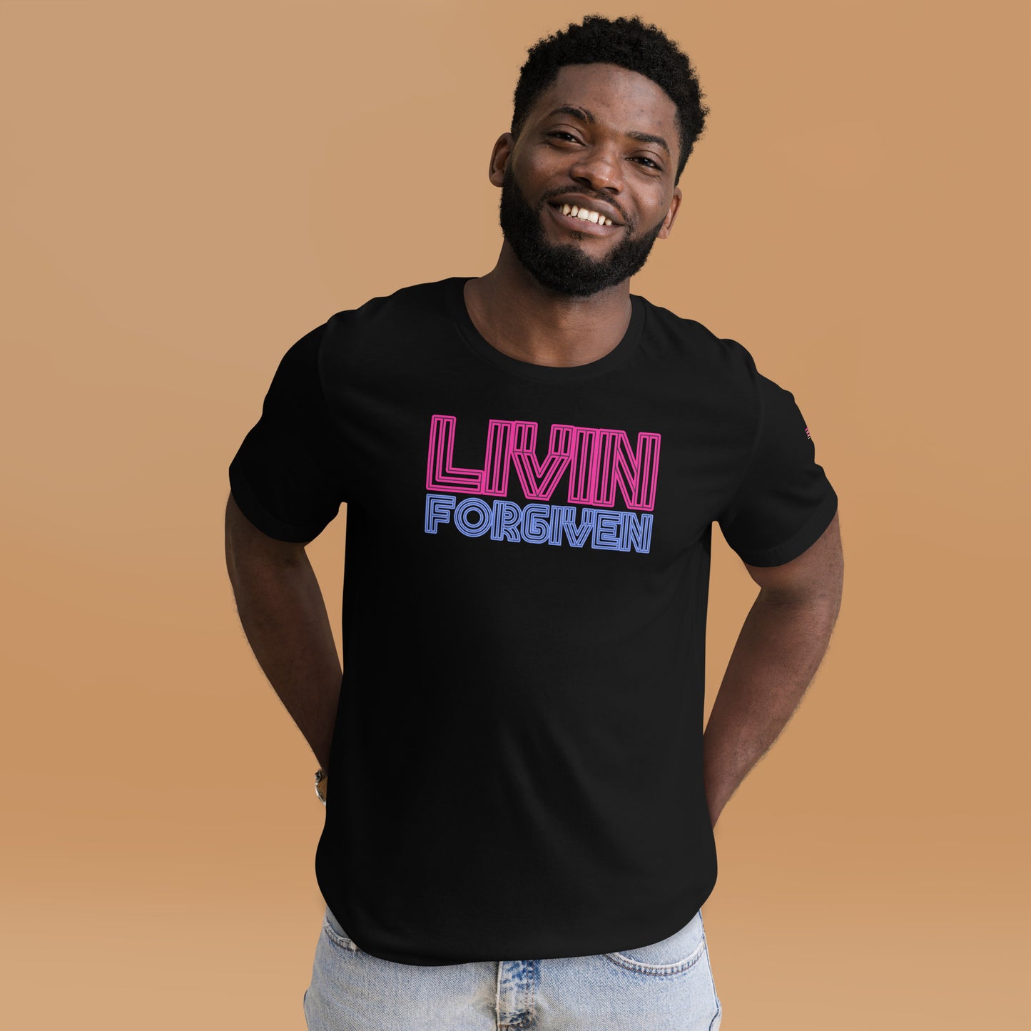 LIVIN FORGIVEN- Unisex t-shirt