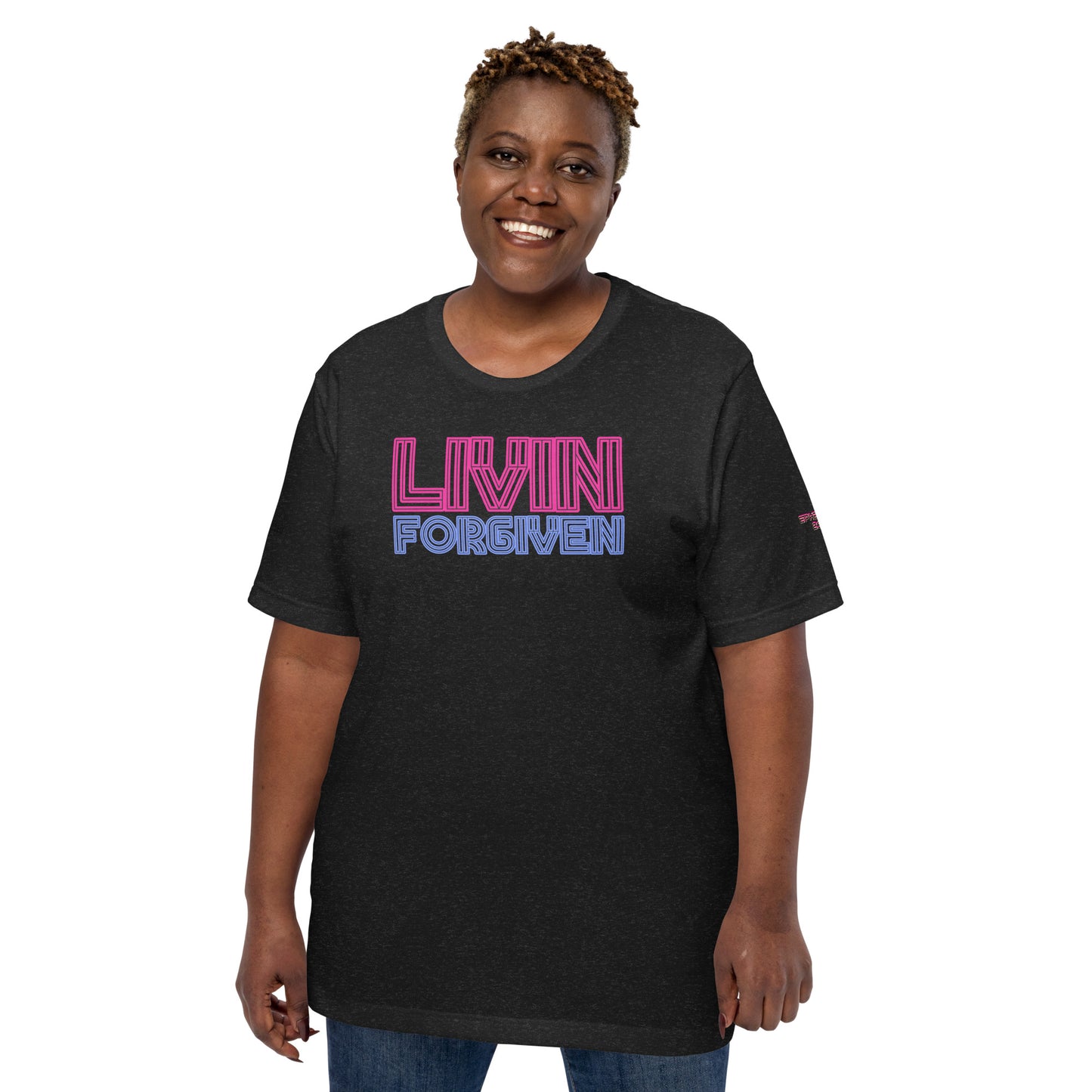 LIVIN FORGIVEN- Unisex t-shirt