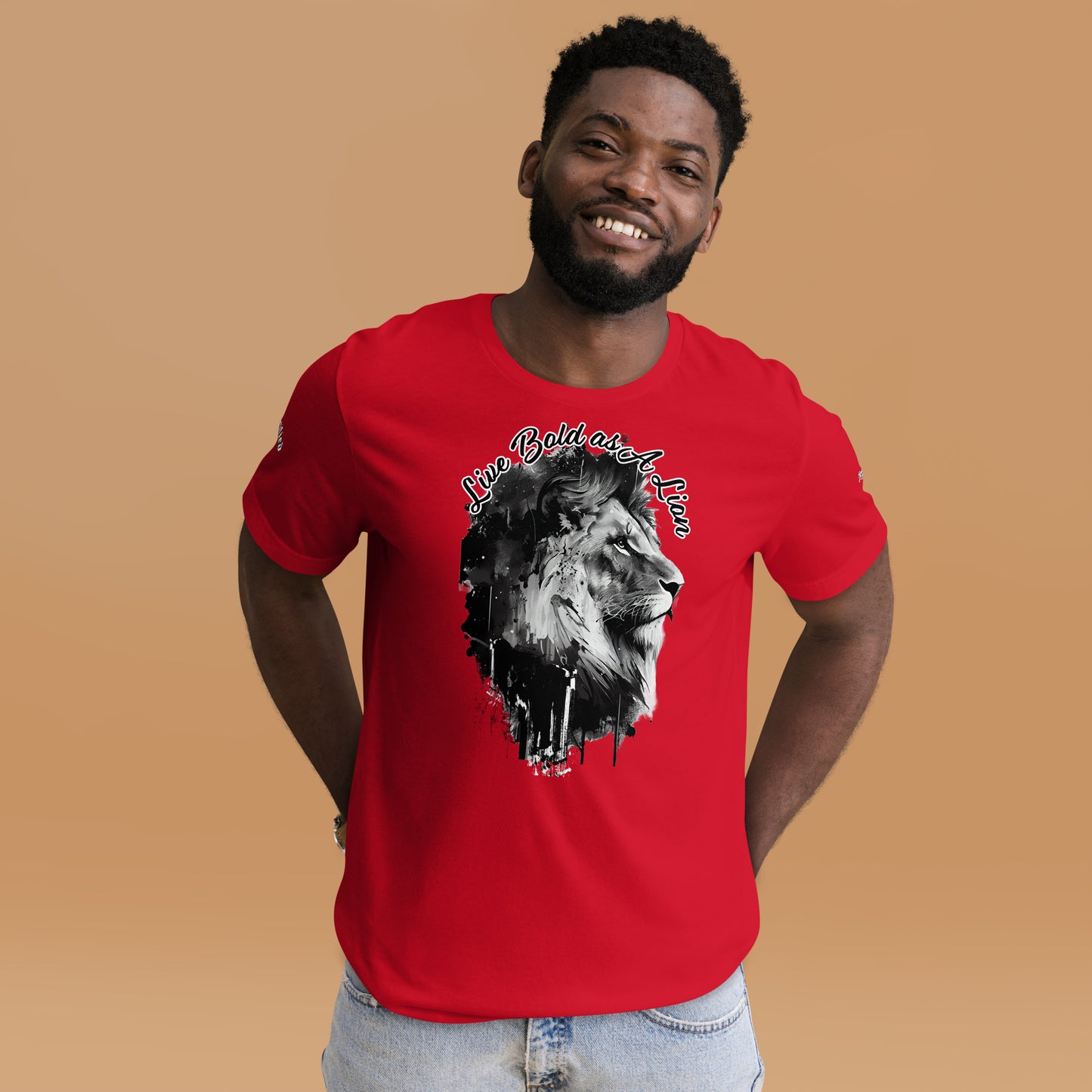 BOLD AS A LION- Unisex t-shirt