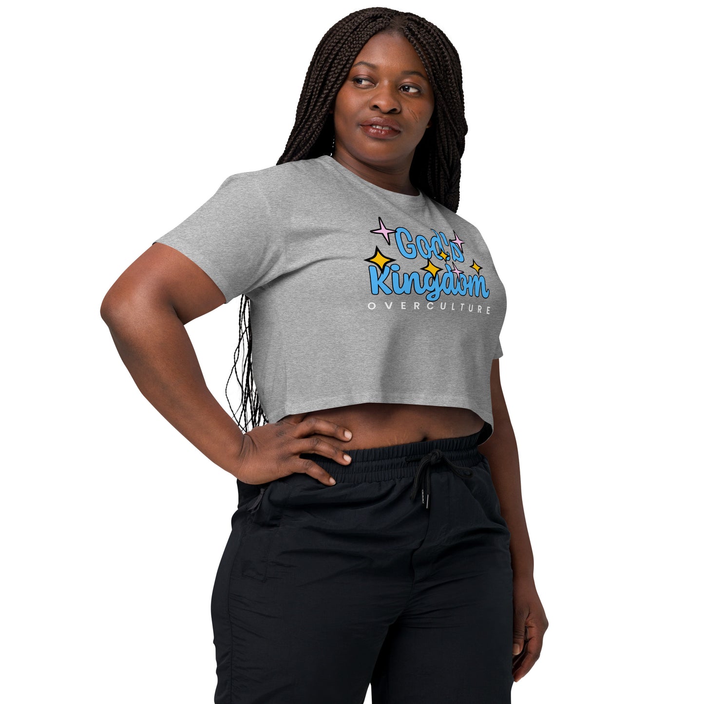 GOD'S KINGDOM OVER CULTURE- Women’s crop top