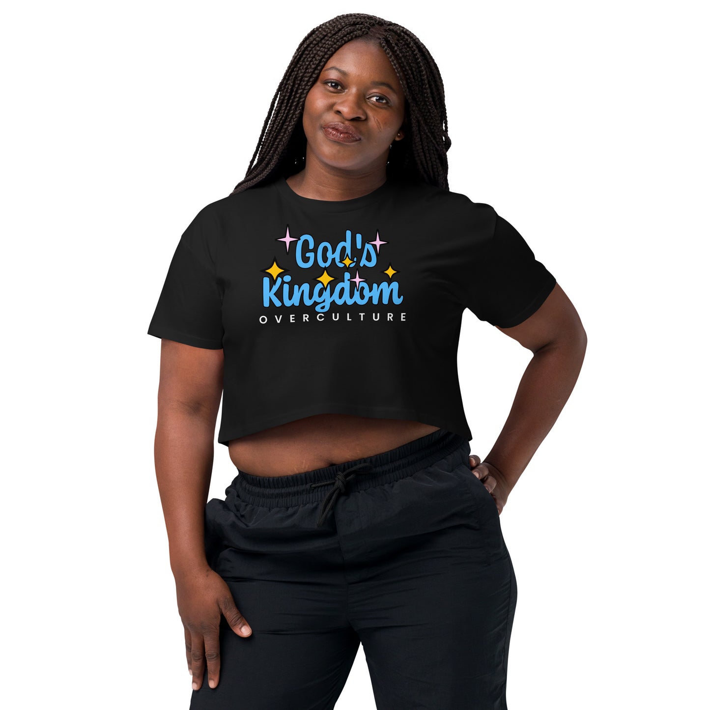 GOD'S KINGDOM OVER CULTURE- Women’s crop top